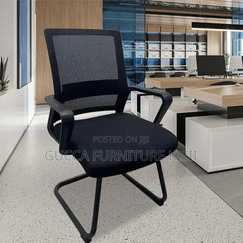 Office Chair; Mesh Mid-Back Ergonomic Office Guest Chair