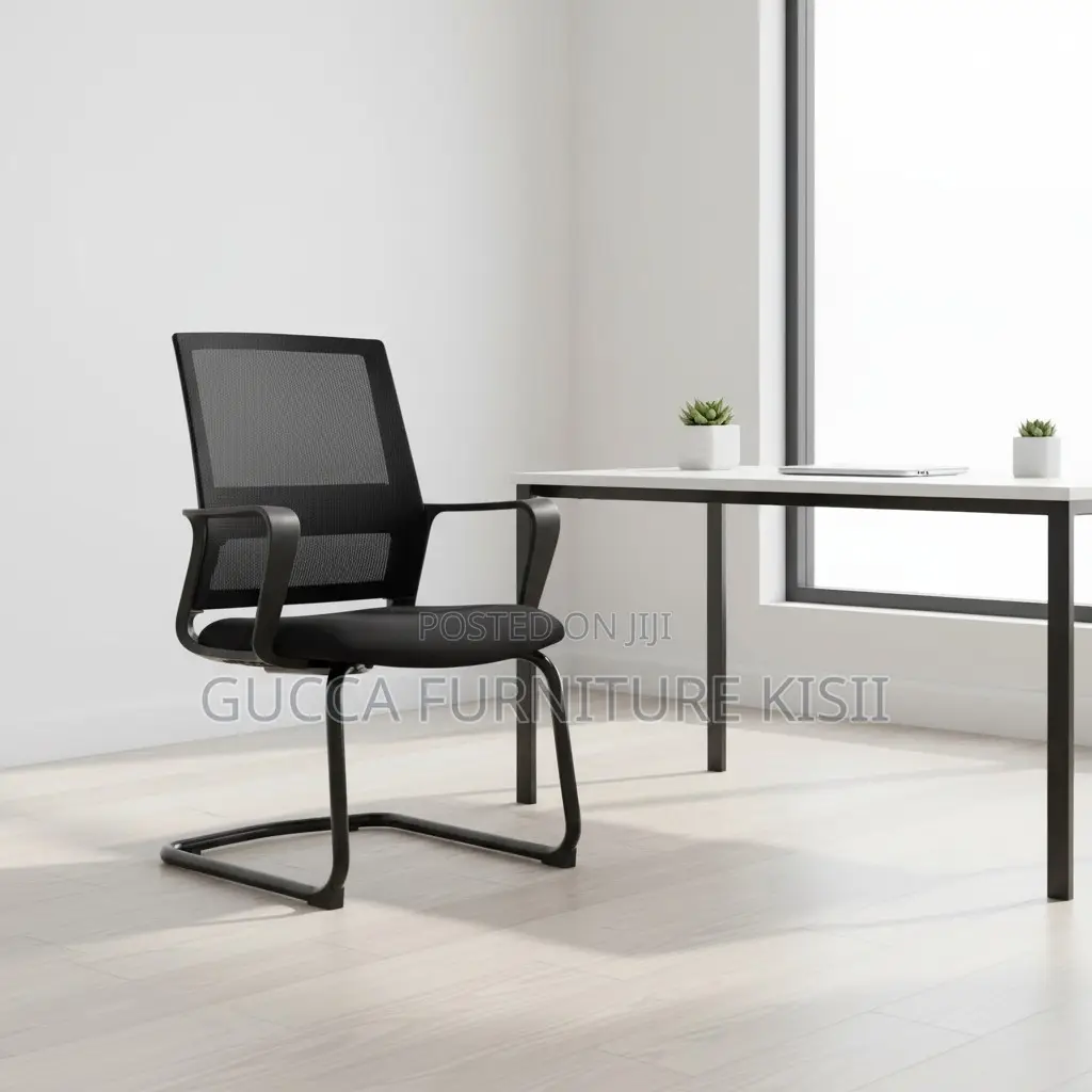 Office Chair; Mesh Mid-Back Ergonomic Office Guest Chair