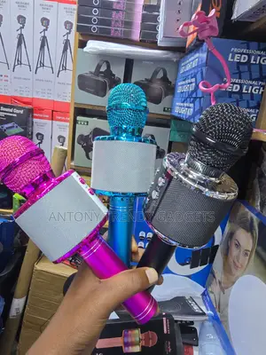 WS-858 Bluetooth Singing Microphone With Built-in Speaker