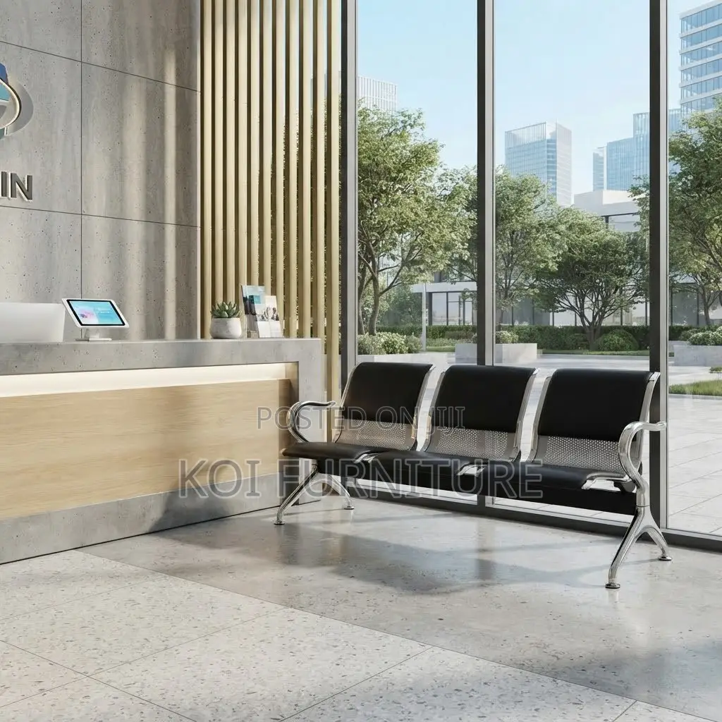 Office Bench; Three Seaters Anti-Scratch Reception Bench