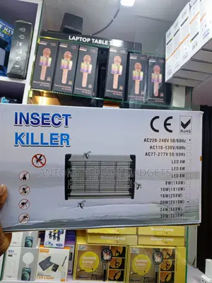 Electric Insect Killer Bug Zapper With UV Light Safety Grill