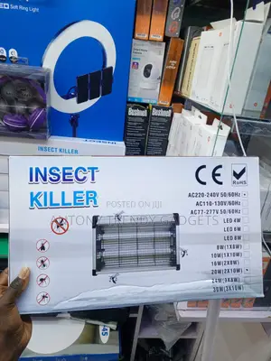 Electric Insect Killer Bug Zapper With UV Light Safety Grill
