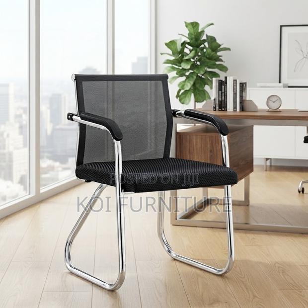 Office Chairs; Reception Guests Mesh Office Chairs - thumbnail 5