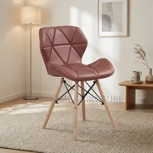 Accent Chair – Contemporary Brown Leather Lounge Seat