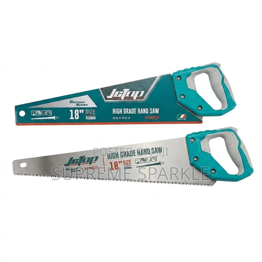 18" 450mm Jetop Hand Saw NO.840S18 Woodworking Carpentry