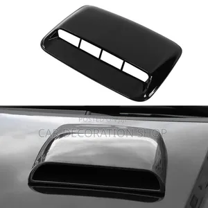 Universal Glossy Black Finish Decorative Car Hood Scoop Vent
