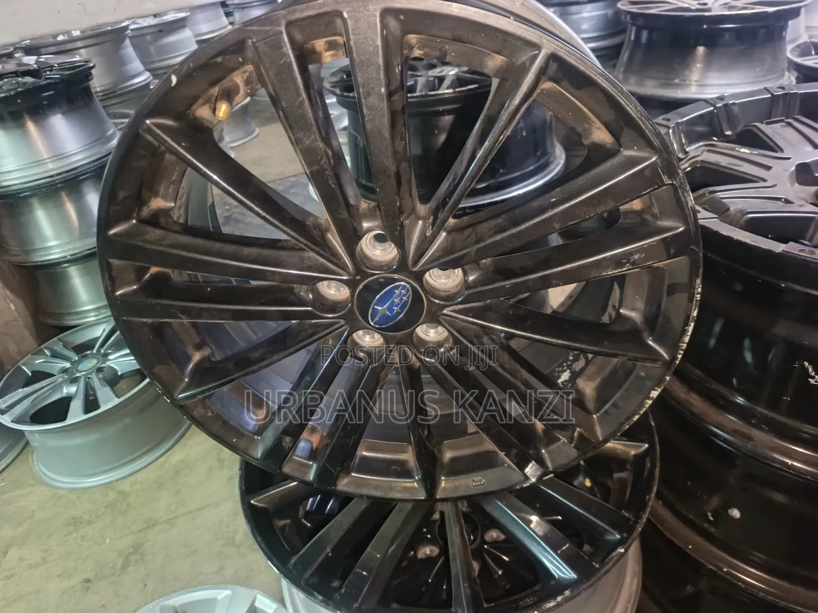Impreza Size 17 Black Sport Rims