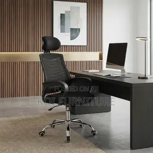 Office Chairs; Adjustable Long Height Headrest Mesh Office Chair
