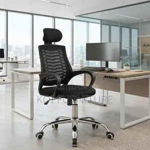 Office Chairs; Adjustable Long Height Headrest Mesh Office Chair