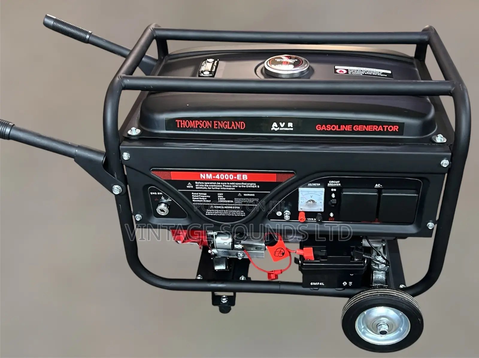 Thompson England Gasoline Generator 4.0 kVA (Key Start)