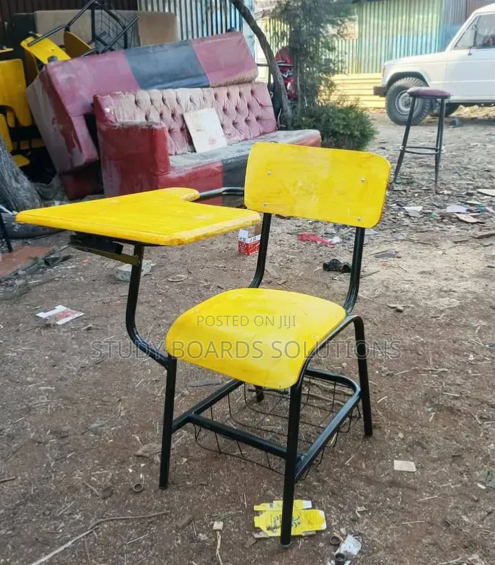College Chairs With Book Basket
