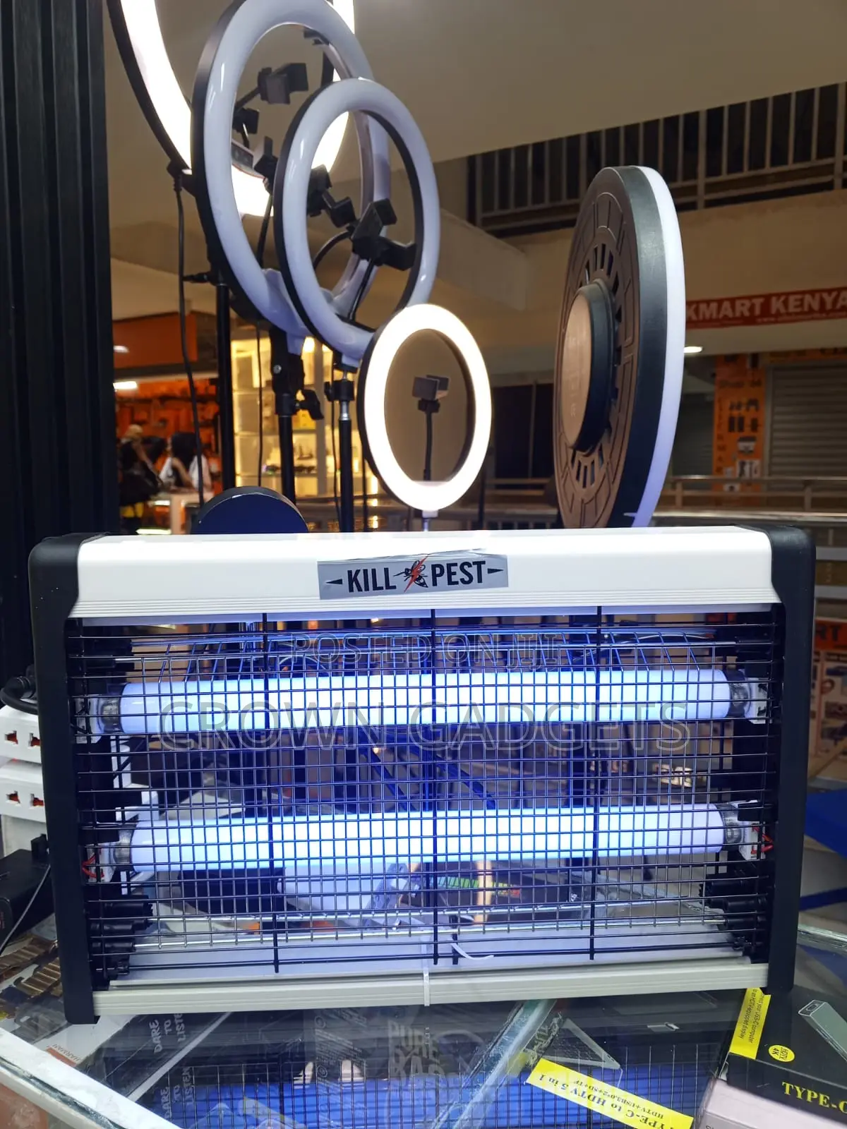Powerful Electric Insect Killer With UV Light Safety Mesh