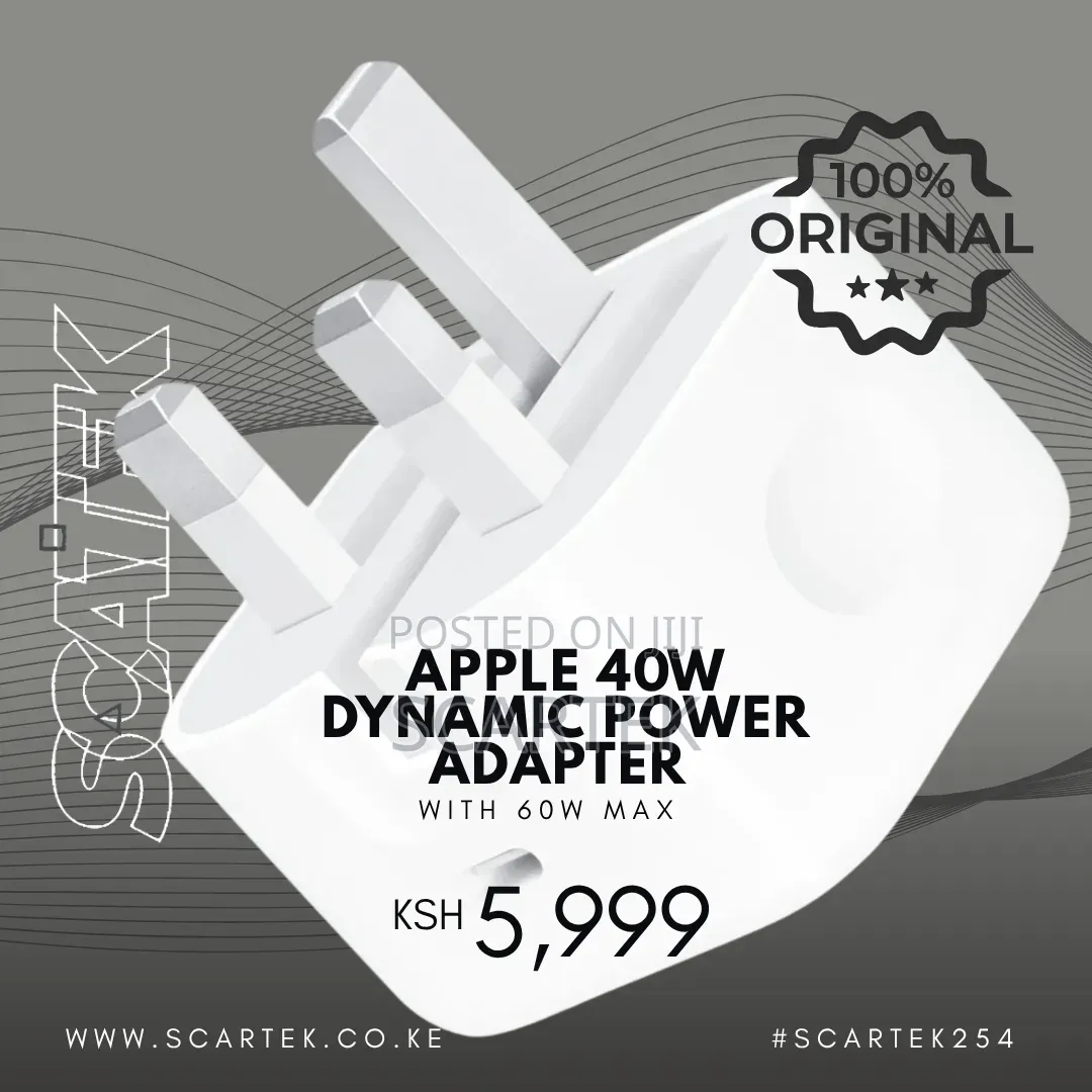 Original Apple 40w Dynamic Powder Adapter