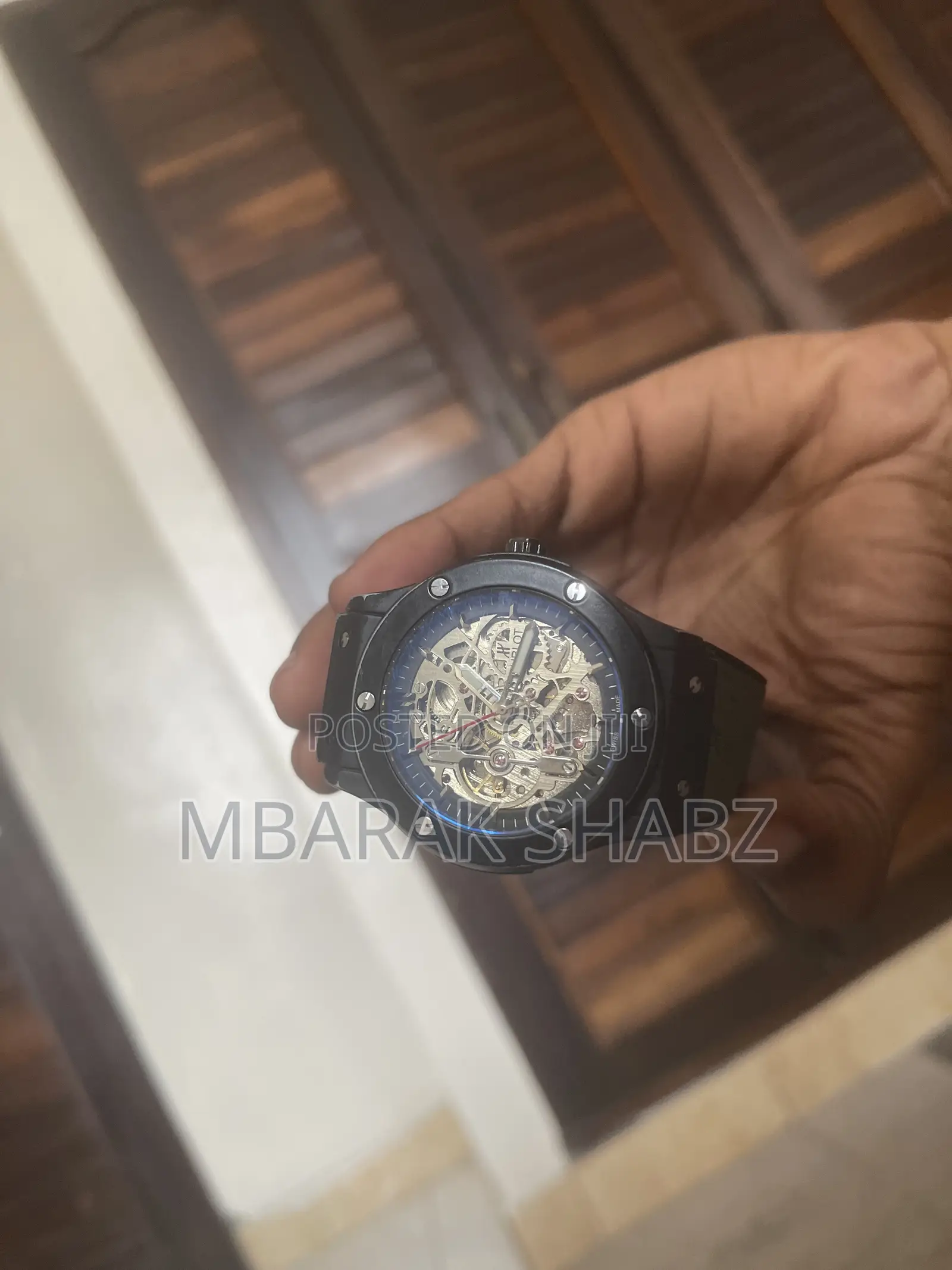 Automatic Hublot Gents Leather Watch