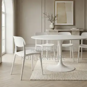 Dining Chairs; Colorful Modern Plastic Dining Chair