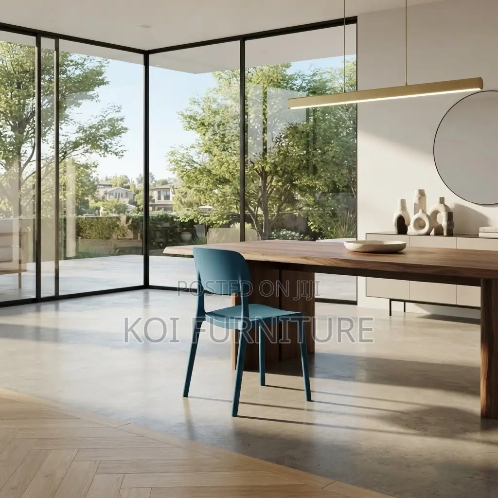 Dining Chairs; Colorful Modern Plastic Dining Chair