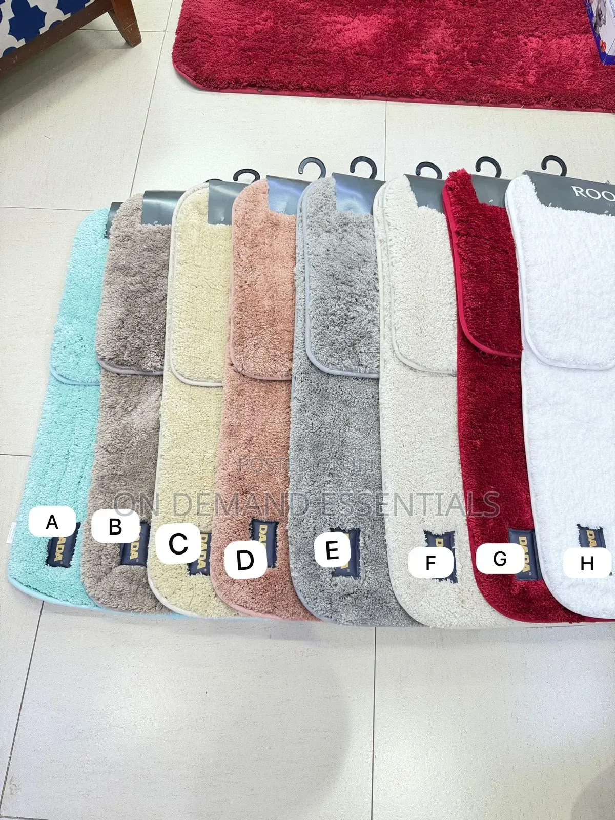 2 PCS DADA Mats Set 
Size 60*90cm 
 45*60cm