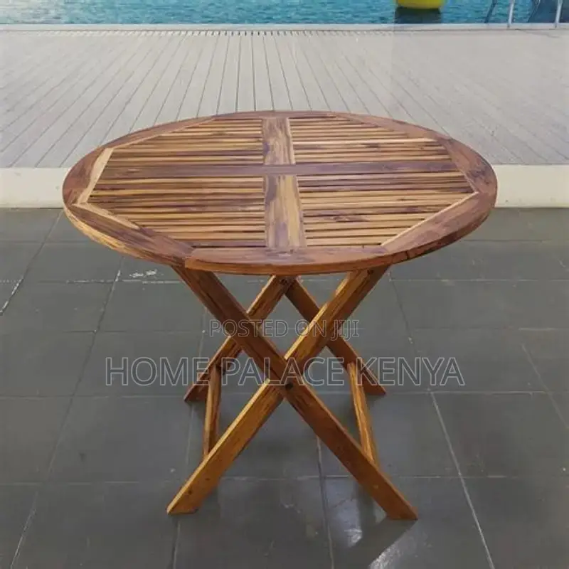 Foldable Table; Space Saving Folding Table for Outdoor Dining