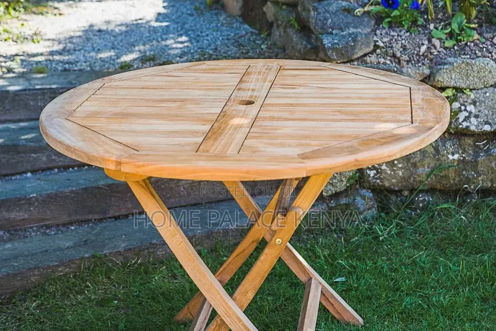 Foldable Table; Space Saving Folding Table for Outdoor Dining