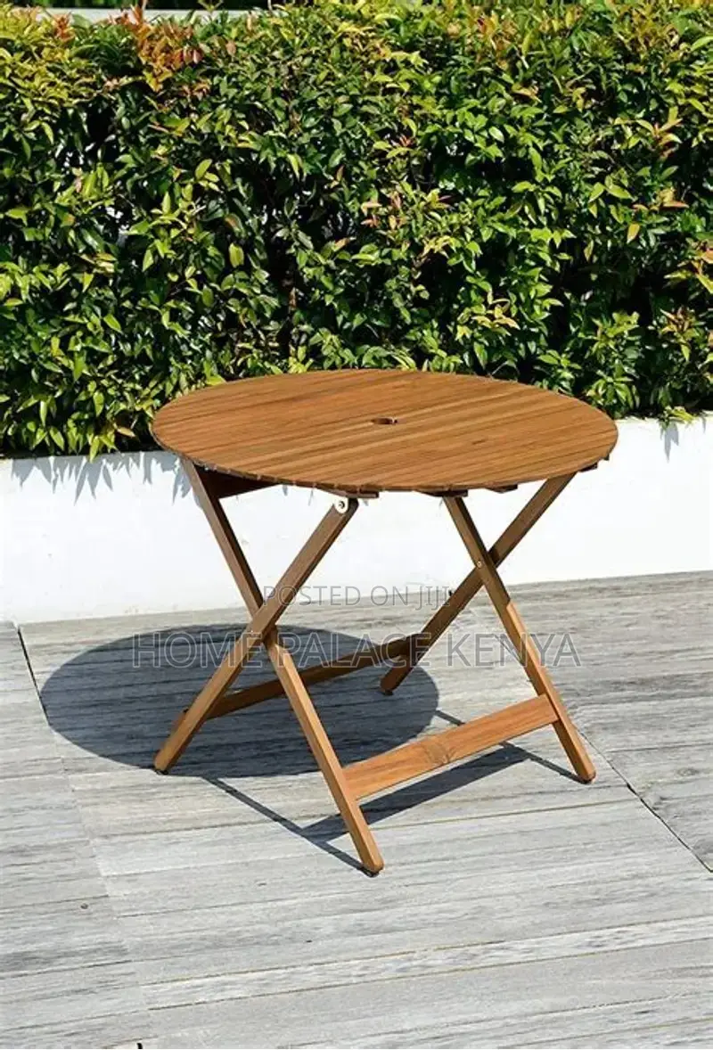 Foldable Table; Space Saving Folding Table for Outdoor Dining