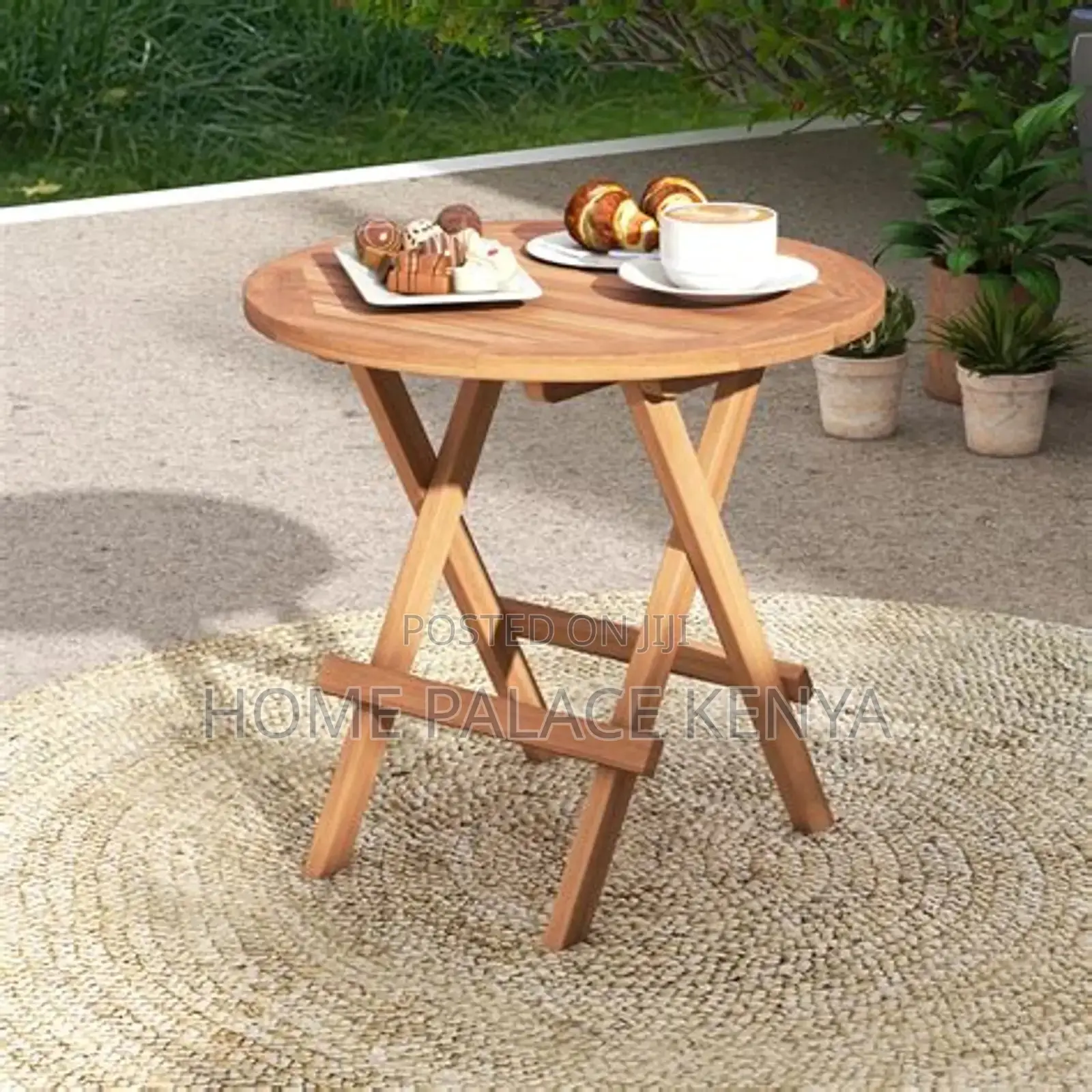 Foldable Table; Space Saving Folding Table for Outdoor Dining