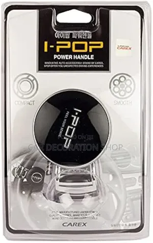 Spherical Steering Wheel Spinner Knob Assist With One Handed