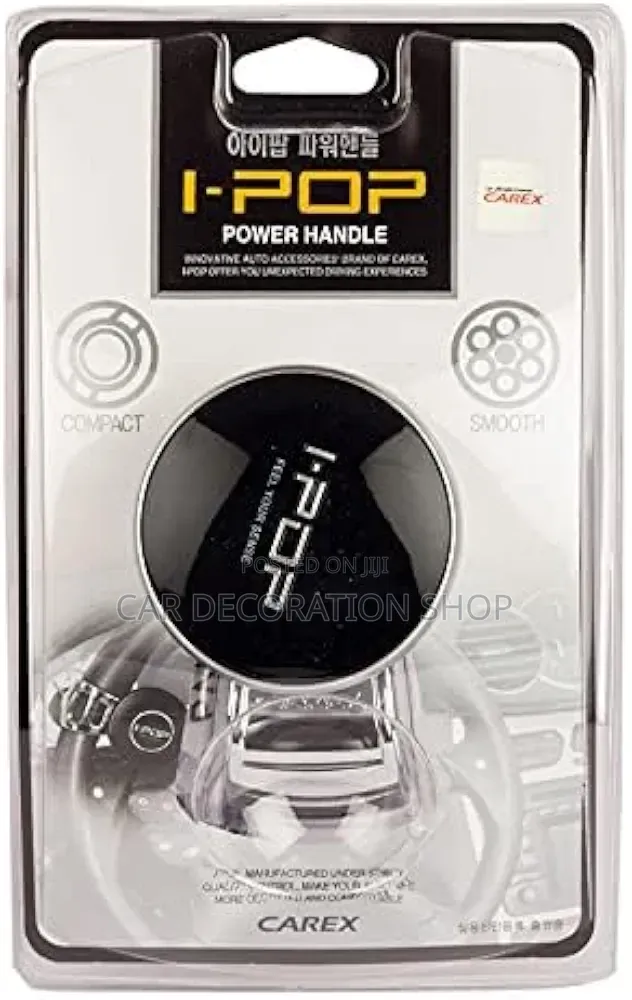 Spherical Steering Wheel Spinner Knob Assist With One Handed