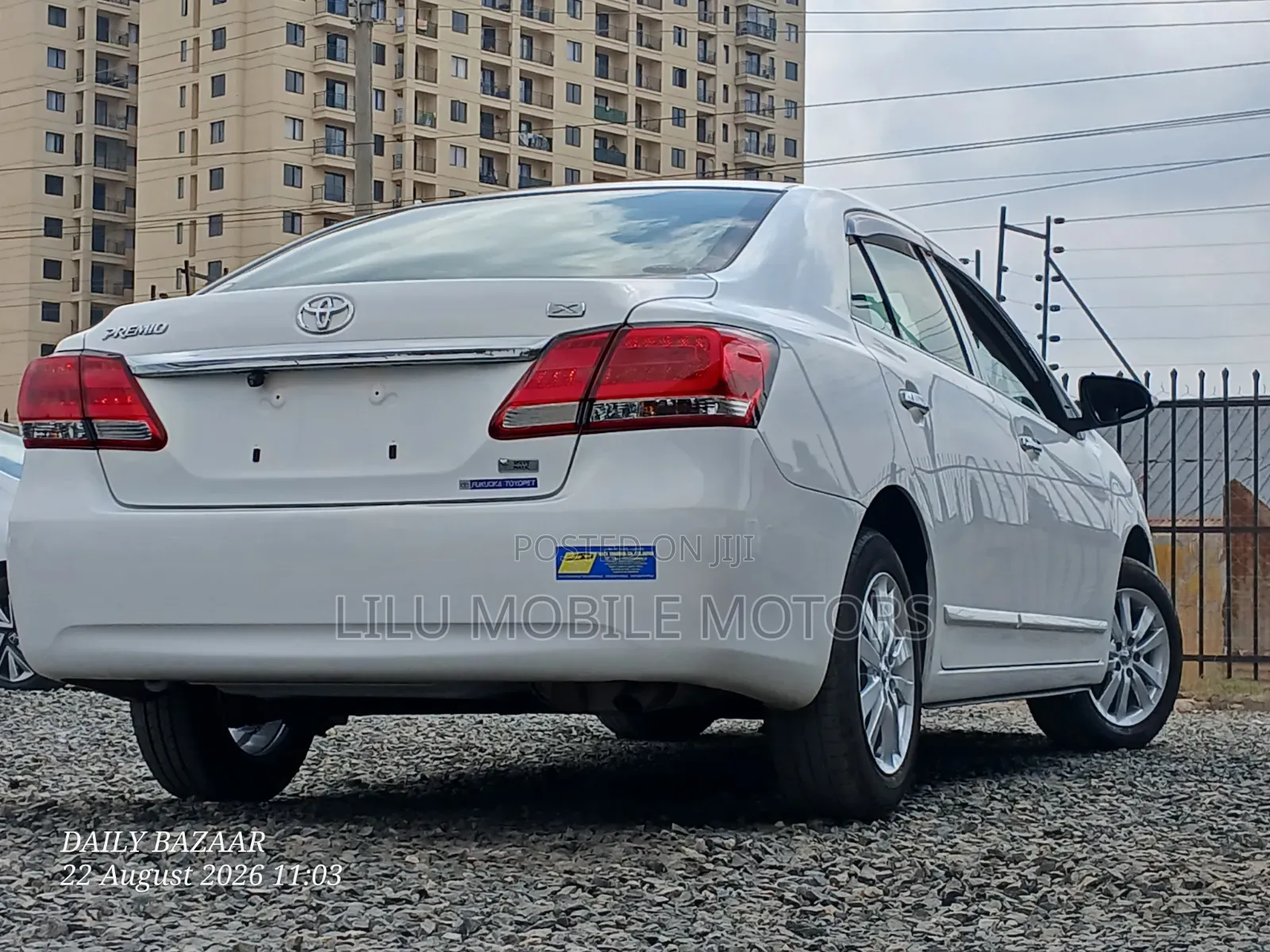 Toyota Premio 2019 White
