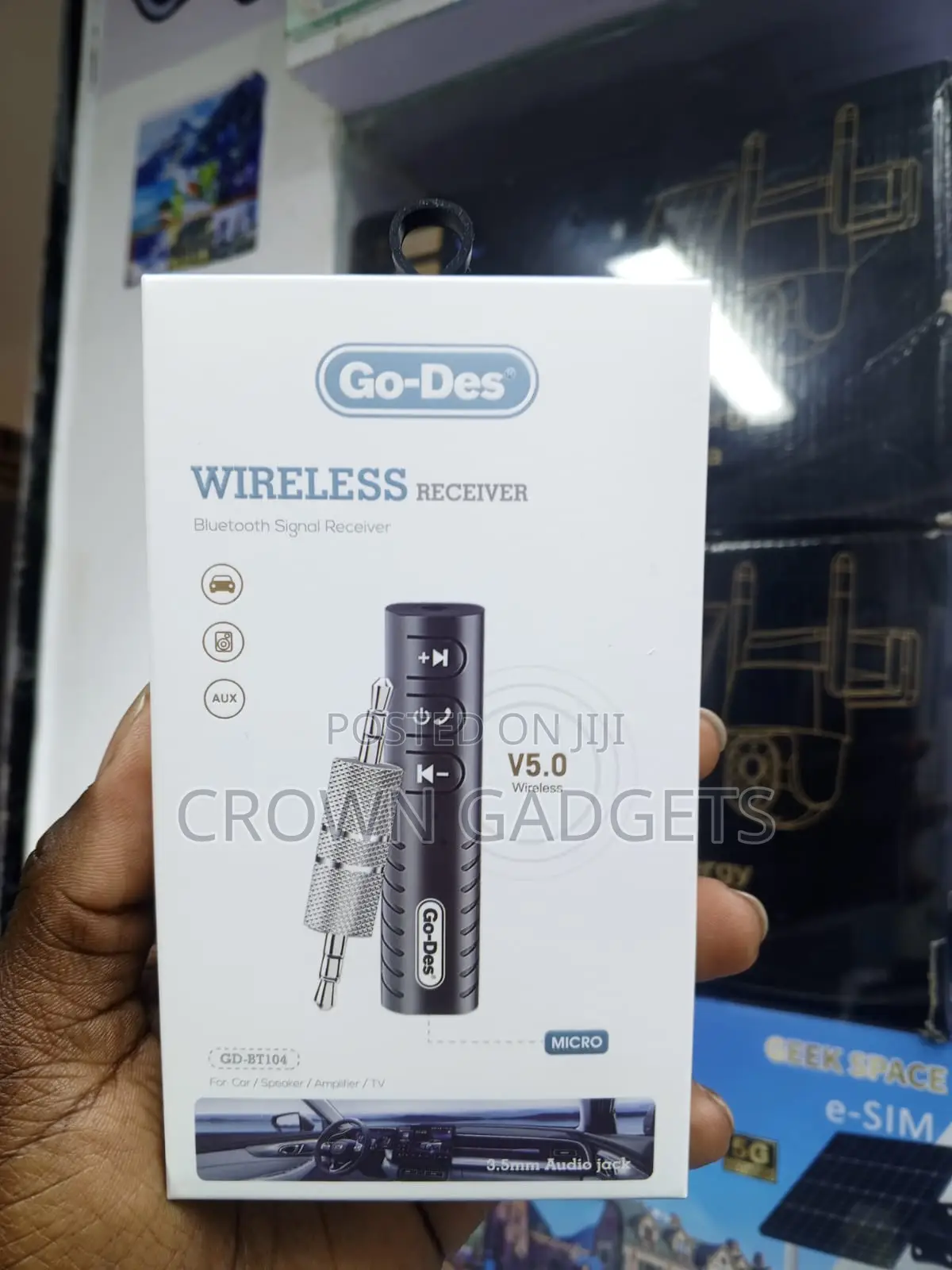 GD-BT104 Bluetooth 5.0 Music Receiver for Car Stereo Speakers