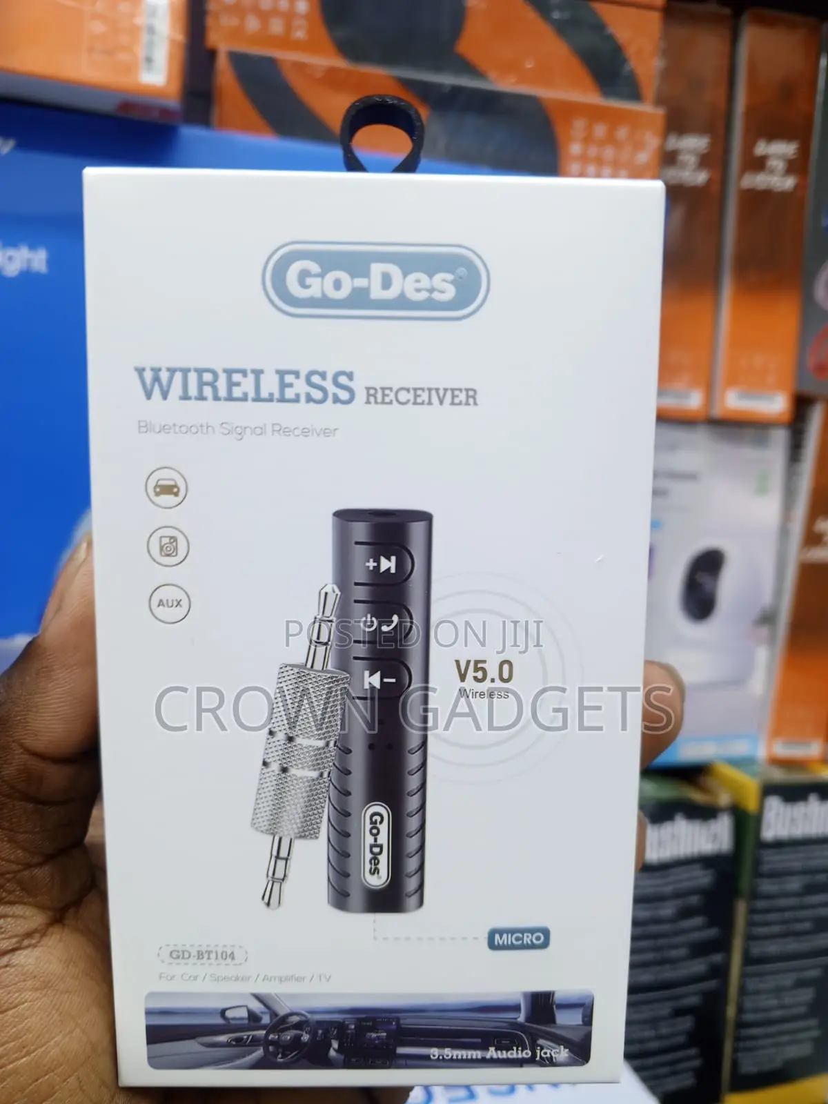 GD-BT104 Bluetooth 5.0 Music Receiver for Car Stereo Speakers