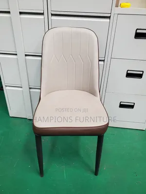 Modern Dual Tone Pu Leather Dining Chair