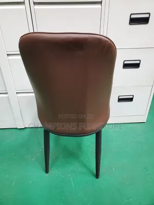 Modern Dual Tone Pu Leather Dining Chair