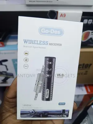 Go-Des GD-BT104 Bluetooth 5.0 AUX Receiver for Car Stereo