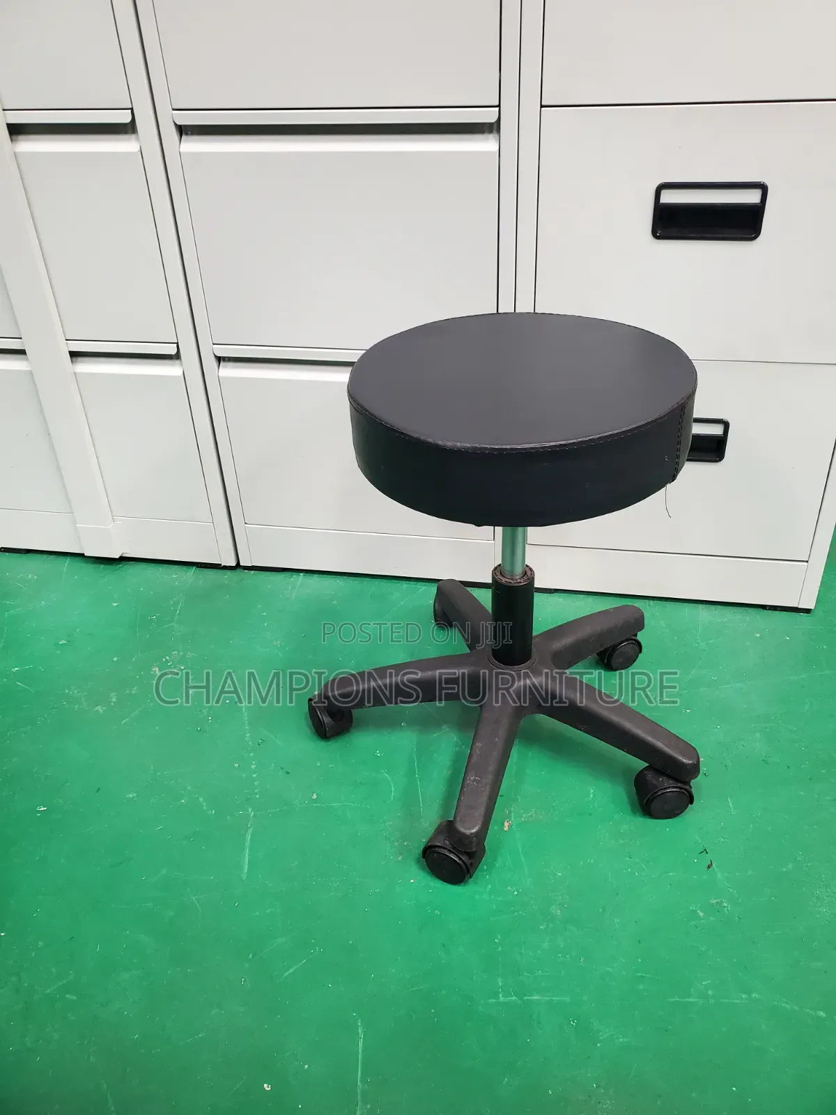 Adjustable Rolling Swivel Stool