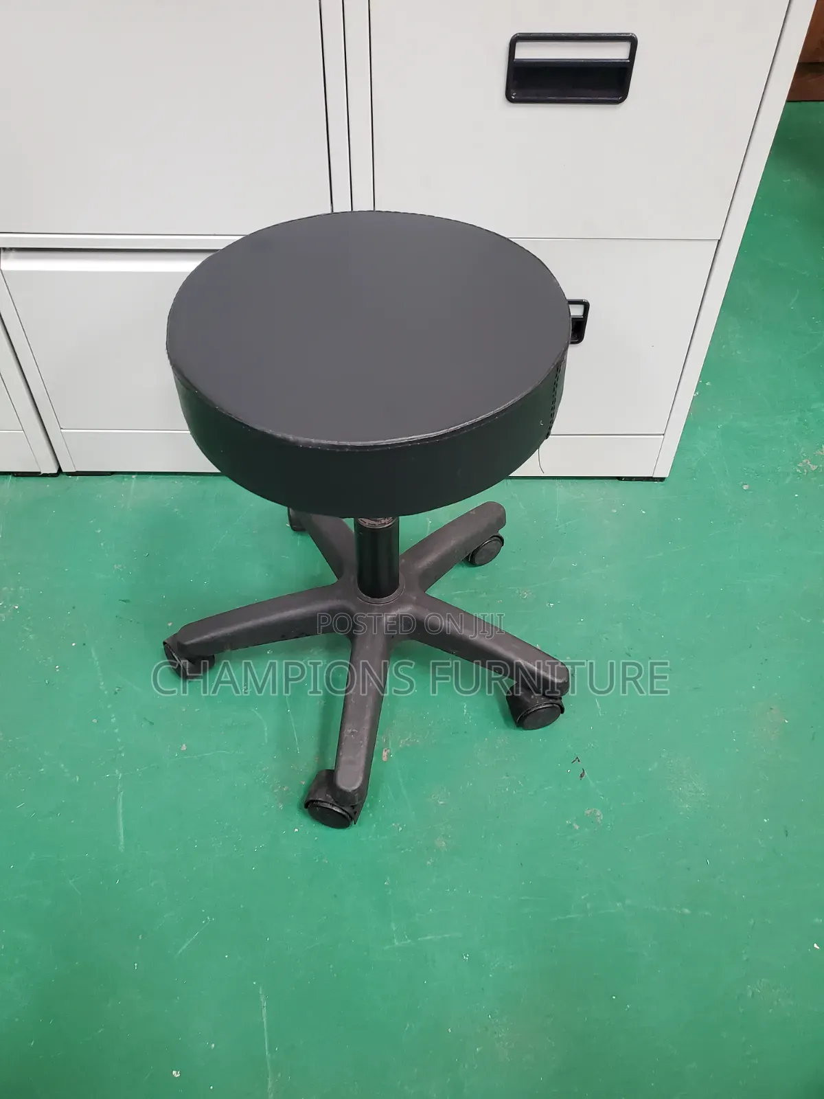 Adjustable Rolling Swivel Stool