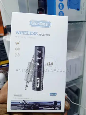 Go-Des GD-BT104 Bluetooth 5.0 AUX Receiver for Car Stereo