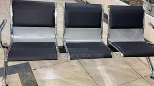 *3-Link Padded Metallic Office Waiting Bench* at 