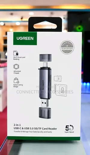 UGREEN 2-in-1 USB-C USB 3.0 SD/TF Card Reader