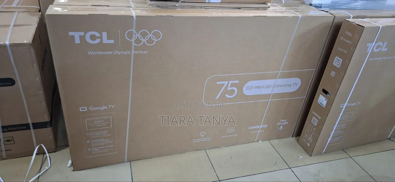 TCL 75" Smart SDQ Miniled Google TV