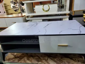 Marbletop Coffee Table and Media Console