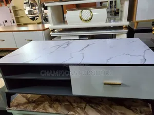 Marbletop Coffee Table and Media Console