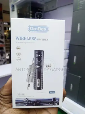 Go-Des GD-BT104 Wireless AUX Adapter for Speakers Amplifiers