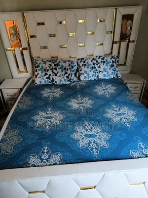 Bed Onon Sell 6×5 With a Dressing and a 6 Sitter Sofa