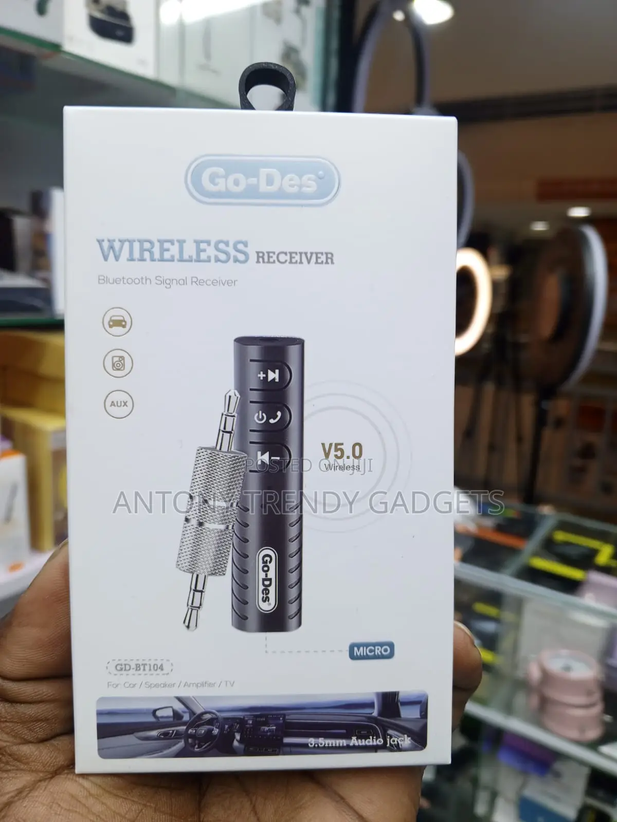 Go-Des GD-BT104 Bluetooth 5.0 Audio Receiver