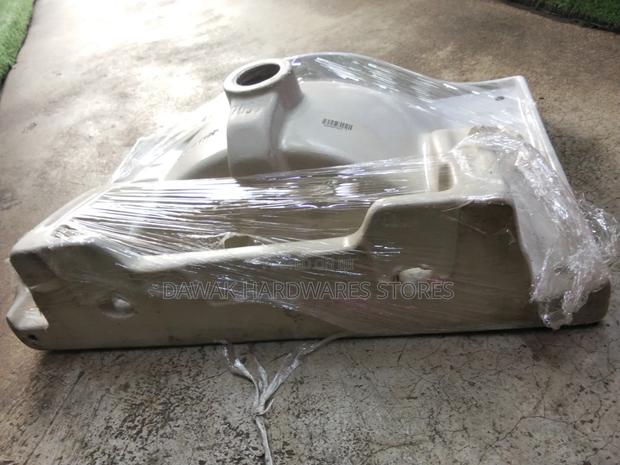 Curved Front White Basin - thumbnail 3