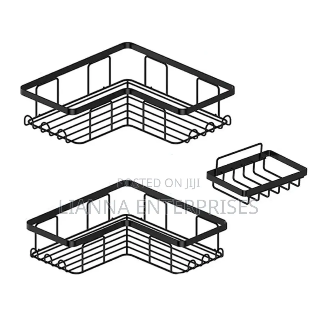 3 Set Corner Caddy Shower Shelf