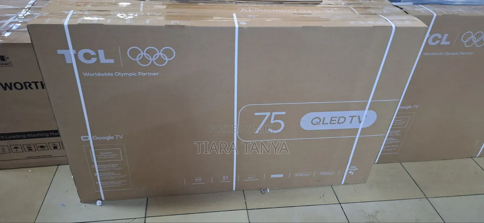 TCL 75" Qled Google TV 75t6d TV