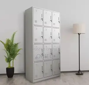 Office Cabinet : 12 Door Staff Steel Locker Cabinet