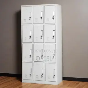 Office Cabinet : 12 Door Staff Steel Locker Cabinet