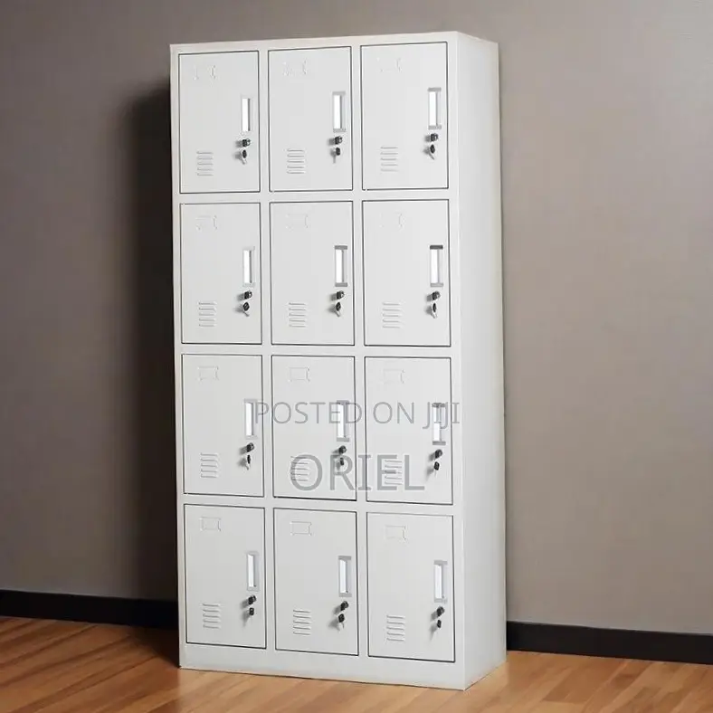 Office Cabinet : 12 Door Staff Steel Locker Cabinet
